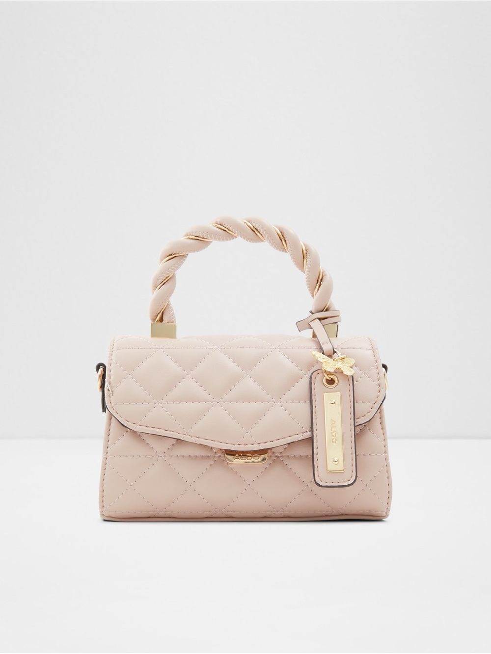 ALDO Ribands Top Handle Bag in light pink